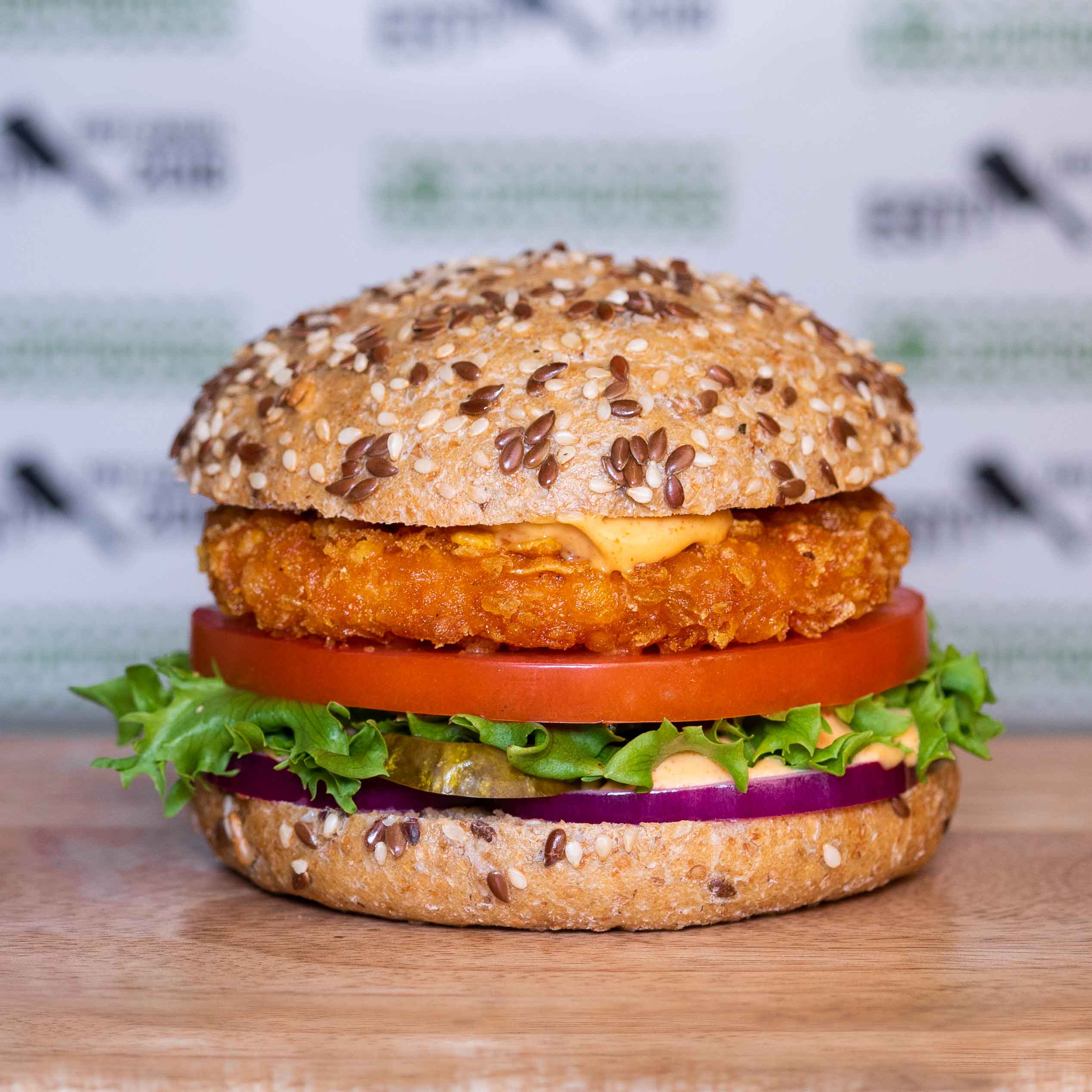 vegan crispy burger